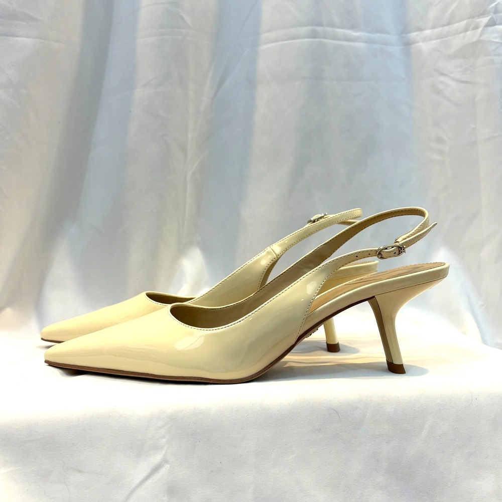 Sam Edelman Cream Slingback Heels